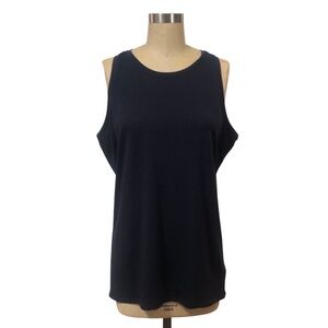 ATHLETA Classic Navy Sleeveless Women’s Tank Top size Large Tall workouts gym